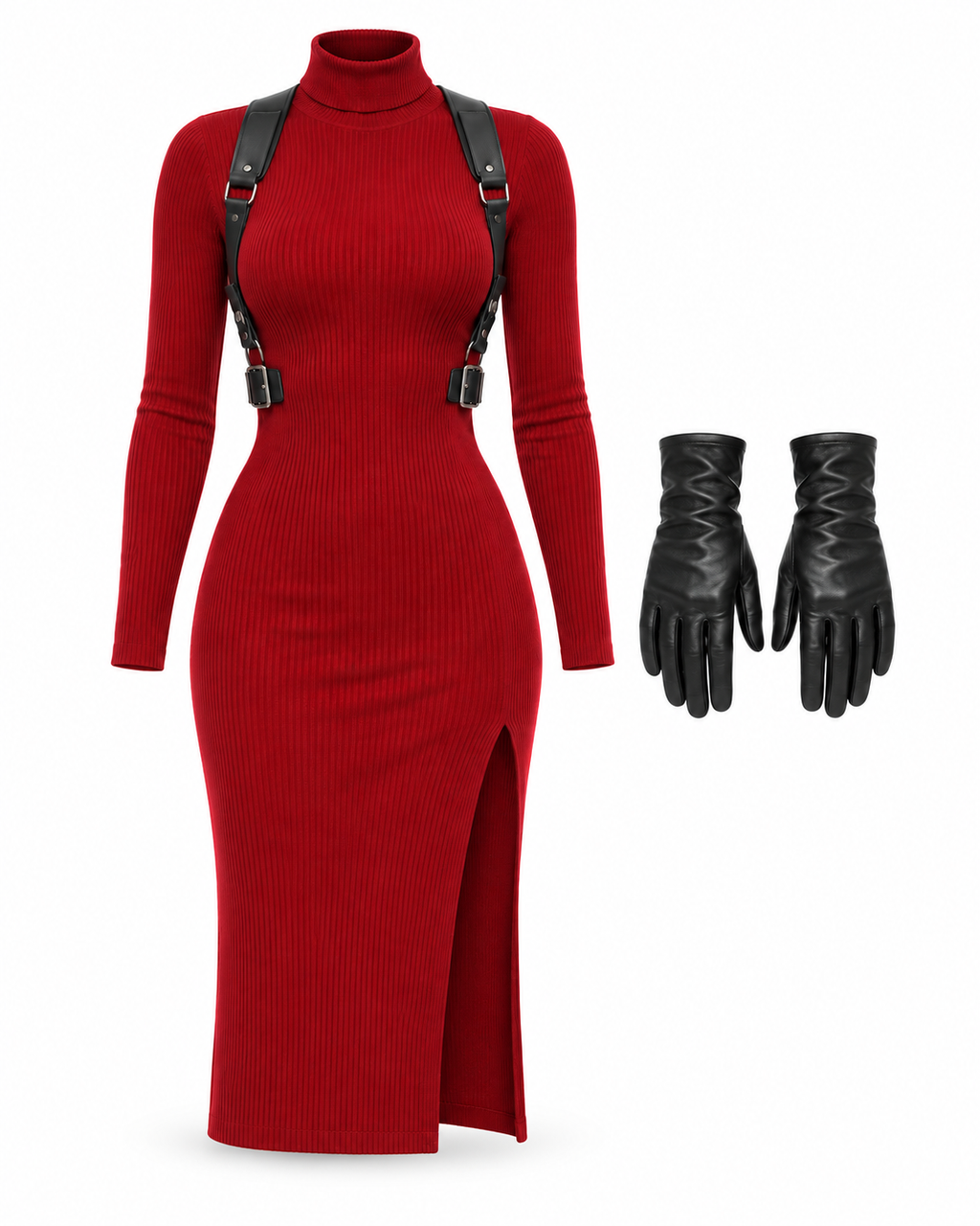 Crimson Covert Agent Costume Set