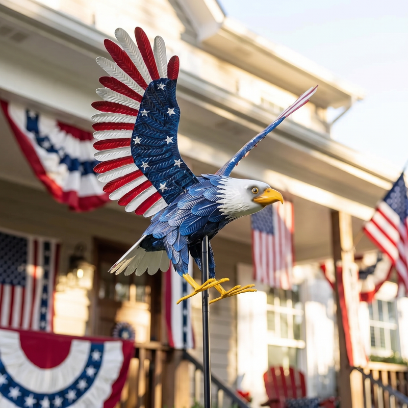 Brenda's Handmade Patriotic Eagle Garden Stake