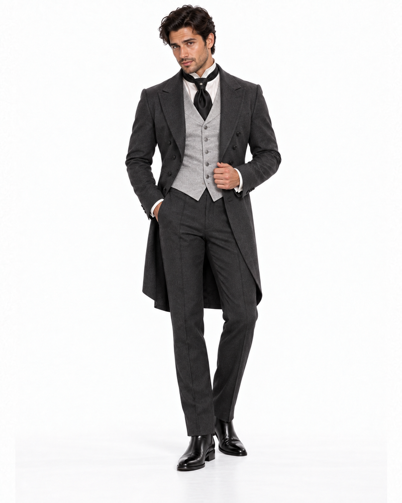 Shy Victorian Groom Costume Set