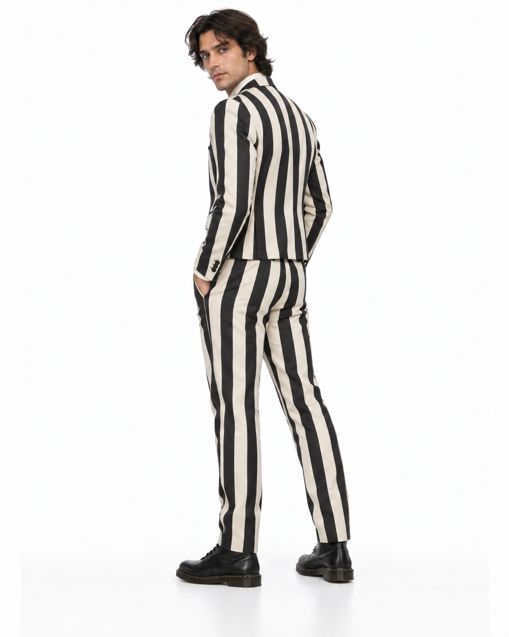 Striped Afterlife Showman Costume Set